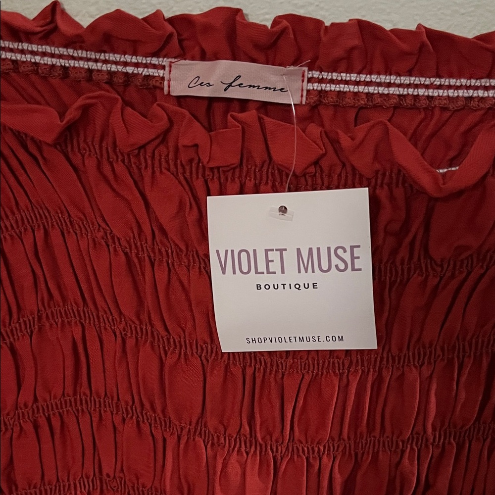 Ces Femme Red Maxi Dress
